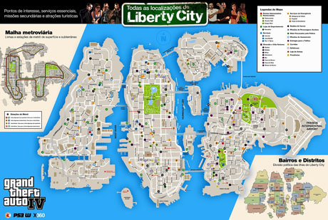 Mapa de GTA IV